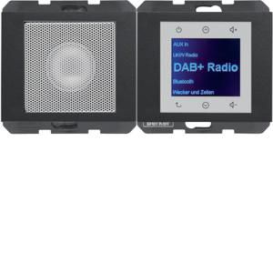 Radio Touch met luidspreker DAB+ berker K.1 antraciet mat