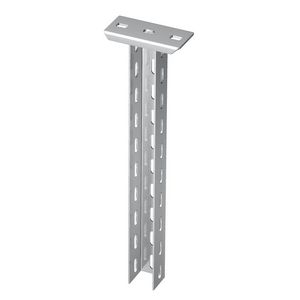 Hangprofiel vastgelaste kopplaat 50x50x1000 rvs A2