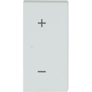 Free@Home wip 2-voudig rechts, audio volume +- Future studio wit mat (6237-22-884)