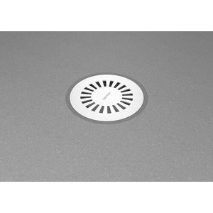 AquaVIN-MSI ESS round shower drain aqua vinyl