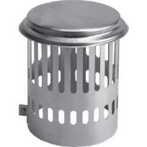 Kraaienkap aluminium 150mm