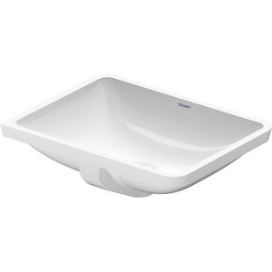 STARCK 3 #030549 inbouwwastafel 530mm wit zonder kraangat met overloop
