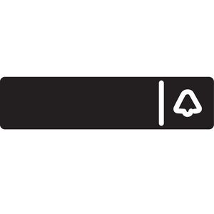 Reservenaamplaat de Home Control videobuitenpost