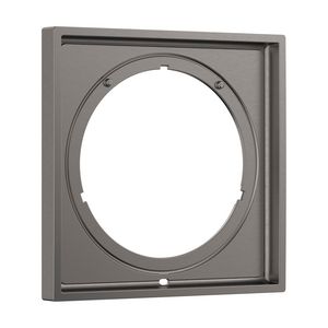Kraanrozet AX ShowerSelect ID verlenging square 5mm Brushed Black Chrome