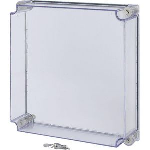 Deksel CI HxBxD=375x375x100mm transparant verzegelbaar