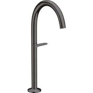 Wastafelmengkraan 260 met afvoerplug Brushed Black Chrome AX One