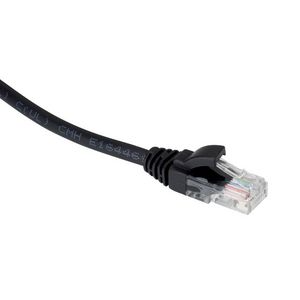 Netwerkkabel / patchkabel CAT6 U/UTP mol. LSZH w/c comp. zwart 10mtr.