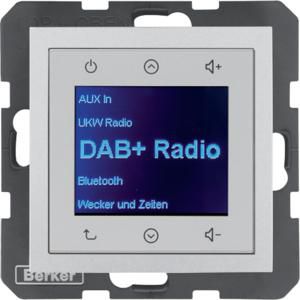 Radio Touch DAB+ berker S.1/B.3/B.7 alu mat