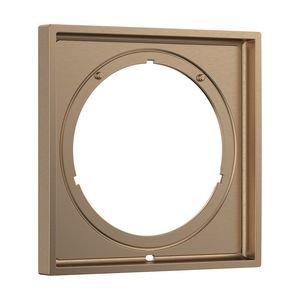 Kraanrozet AX ShowerSelect ID verlenging square 5mm Brushed Bronze