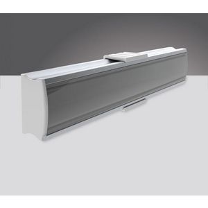 Al profiel Slimline breed 15mm/1m Melkwitte lens 46290181