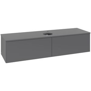 Wastafelonderkast Antao 1600x360x500mm Antr. Matt Lacquer L36050GK