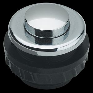 Deurcontact inb steekcontacten IP54 verchroomd messing VVE=5