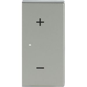 Free@Homewip 2-voudig rechts, audio volume +- edelstaal (6237-22-866)