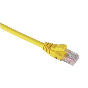 Netwerkkabel / patchkabel CAT6 U/UTP mol. LSZH w/c comp. geel 2.0mtr.