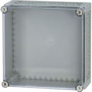 Deksel CI HxBxD=375x375x25mm transparant verzegelbaar