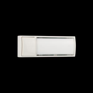 Beldrukker wit opbouwmontage met verlichting VVE=10 715011