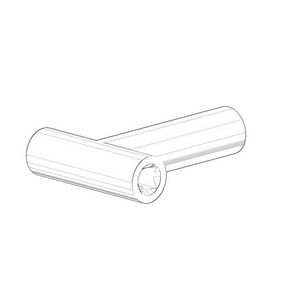 Houder voor toiletrolhouder klep 57x13x40mm chr