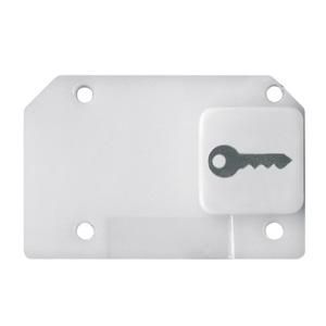 SYMBOL FOR ILLUMINABLE COMMAND DEVICES-KEY-ANTIBACTERIAL