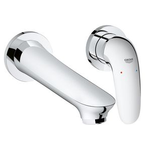 Eurostyle m wandmengkraan 2-gats spr 200mm chroom mgeslgreep z excl. inbouwdeel