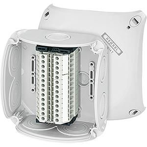 Kabeld. IP66 met 14x Rijgk. 0,75-4mm2 BM3 130x130x77 VVE=5