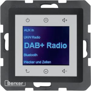Radio Touch DAB+ berker Q.1/Q.3/Q.7 antraciet soft finish