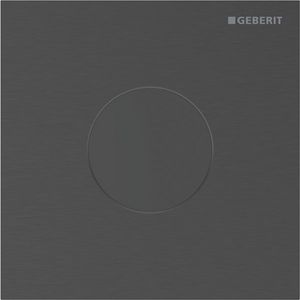 Urinoirsturing elektronisch netvoeding type 40 ROUND: zwart chroom/geb easy to-clean