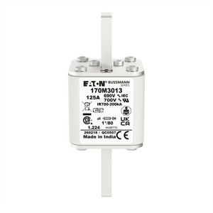 Zekering h. snelheid 125A AC 690V 200kA compact 1 45x VVE=6