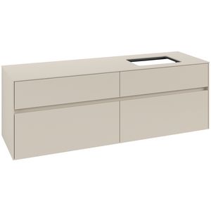 Wastafelonderkast Collaro 1600x548x500mm Cashmere Grey C122B0VN