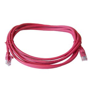 Patchkabel / netwerkkabel CAT5e UTP PVC molded rood 3.0meter