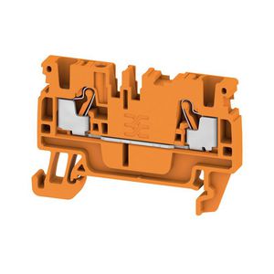 Doorvoerklem oranje 2.5mm² 24A 800V Nu 1521930000 VVE=100