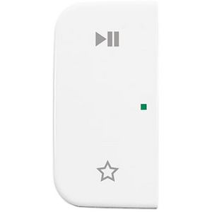 Free@Home wip 2-voudig links, Play/Pause Reflex alpin wit (6237-21-214)