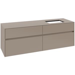 Wastafelonderkast Collaro 1600x548x500mm Taupe C122B0VM