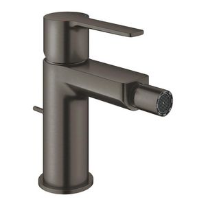 Lineare new S-size bidetmengkraan incl. waste hard graphite geborsteld (mat donker grijs)