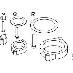Adapterflens PN16 voor vervanging VXF41.90 door VXF43.100..