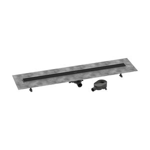 Douchegoot RainDrain Go compl.set 1200 mat zwart