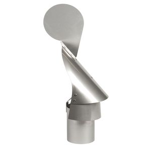 Windvaan / windkap GEK incl. klemband RVS 80mm