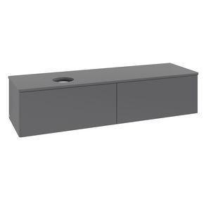 Wastafelonderkast Antao 1600x360x500mm Antr. Matt Lacquer L37010GK