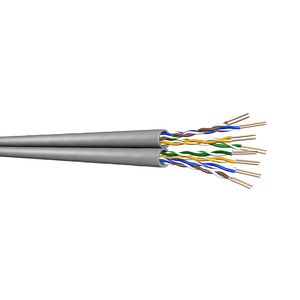 Haspel a 500m. UC300 24 Cat.5e U/UTP LSHF gy# 2x(4x2x24) AWG