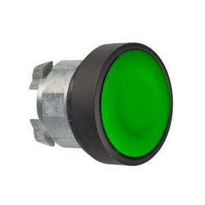 Drukknop Verzonken terugv 22mm Ongemarkeerd Groen chroom