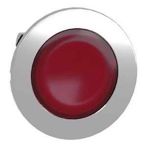 Kop voor verzonken signaallamp Metaal Incl. led Rood