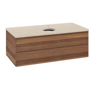 Wastafelonderkast Antao 1000x360x500mm Warm Walnut K20053HM