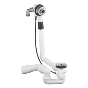 Badvul-, afvoer- en overloopgarnituur talentofill supersteel (rvs look) excl. opbouwset