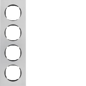 Afdekraam 4-v vlak berker R.8 edelstaal