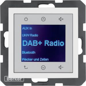 Radio Touch DAB+ berker S.1/B.3/B.7 polar wit glans