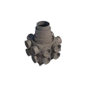 Lvd-kast flat 16x dn75 vrdb