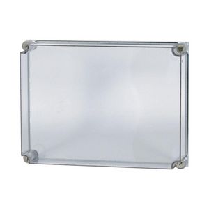 Deksel CI HxBxD=500x375x100mm transparant verzegelbaar