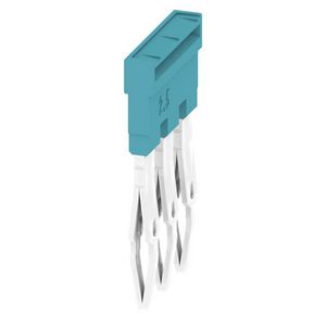 Dwarsverbinder (terminal) Plugged blauw 24 A p: 3 P VVE=60