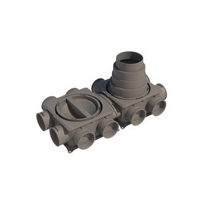 Lvd-kast flat 12x dn75 hrdb