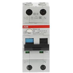 Aardlekautomaat 1P+N C kar 6A 30mA 10kA