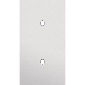 Tweevoudige afdekpl. verticaal 71mm centerafstand twee enkel